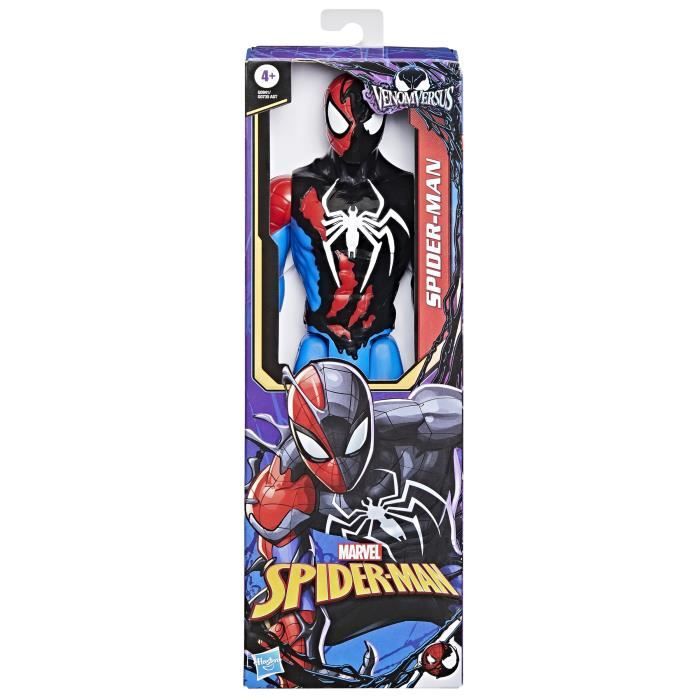 Figurine Spider-Man VenomVersus de 30 cm, Titan Hero Series, Marvel Spider-Man VenomVersus, dčs 4 ans