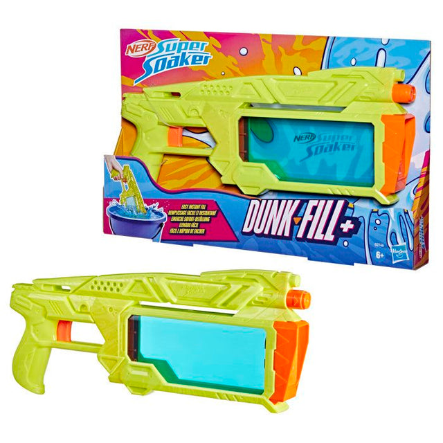 Nerf SOA Blaster a Eau Dunk-Fill+, réservoir a Remplissage instantané Facile, 358 ml, Nerf Super Soaker, des 6 ans