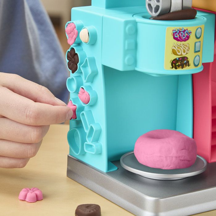 Play-Doh Donut Drop Shop, coffret de pâte a modeler, jouet de nourriture factice, loisirs créatifs pour enfants, des 3 ans