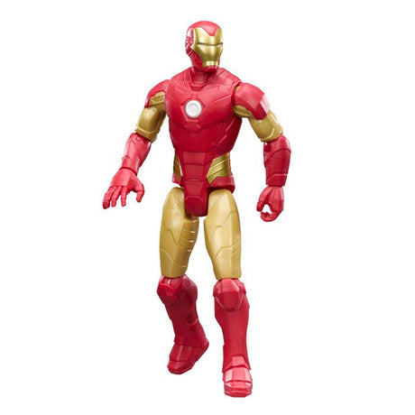 Figurine Iron Man 30 cm, Titan Series, 11 points d'articulation, jouets de super-héros pour enfants, Marvel Avengers, des 4 ans