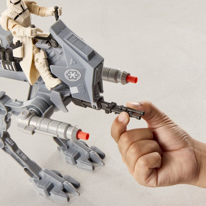 Figurine pilote d'AT-RT Imperial Remnant et AT-RT, Star Wars: The Mandalorian & Grogu, Star Wars ActionVerse, des 4 ans