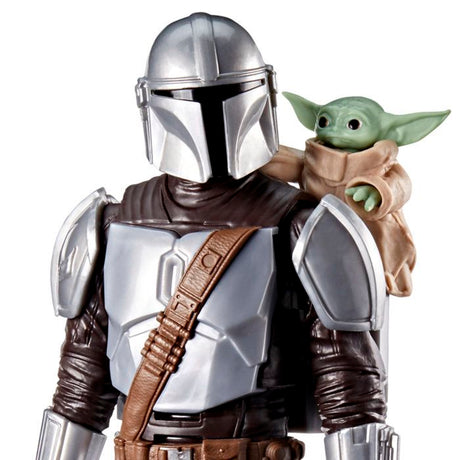 Figurine Mandalorien de 28 cm avec effets sonores, jouets interactifs Star Wars The Mandalorian & Grogu, des 4 ans
