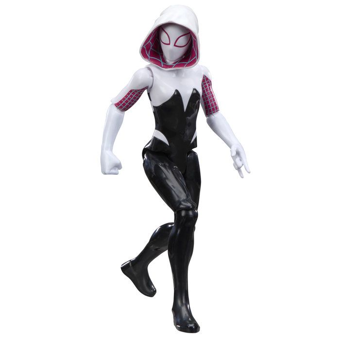 Figurine Ghost-Spider 30 cm Deluxe, Titan Series, jouets de super-héros pour enfants, Marvel Spider-Man, dčs 4 ans