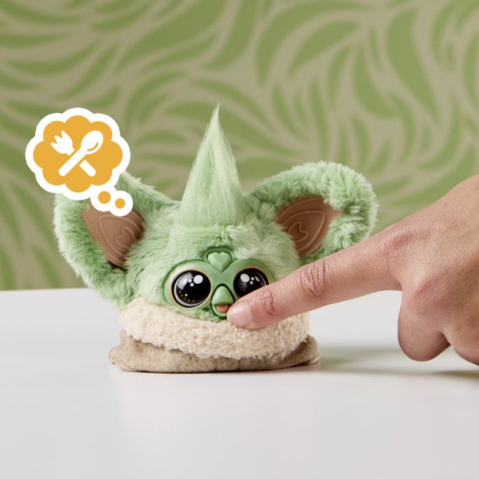Furby Furblets Grogu STAR WARS™, Mini peluche électronique de collection, plus de 45 sons, a partir de 6 ans, Hasbro