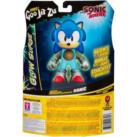 Sonic Glow Surge 13cm - HERoeS OF GOO JIT ZU - SONIC - Figurine lumineuse et extensible