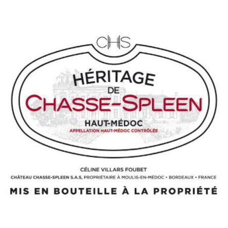 L'Héritage de Chasse-Spleen 2021 Haut-Médoc - Vin rouge de Bordeaux