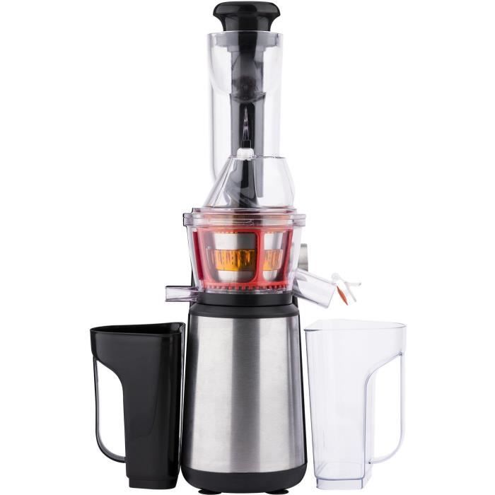 Extracteur de jus vertical Vitalice - HKoeNIG - GSX22 - 400 W - 1 L - Inox / Noir