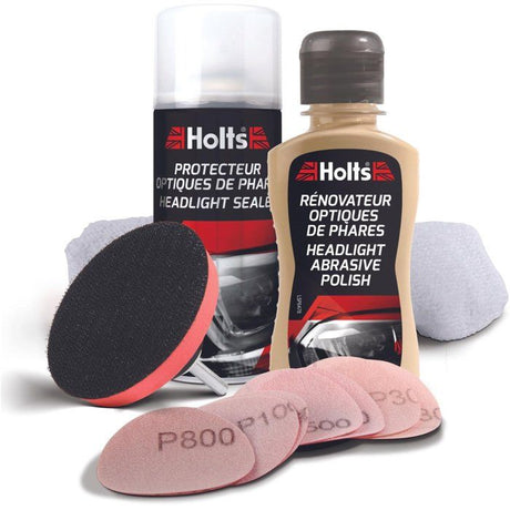 Kit Rénovateur d'optique de phare - HOLTS