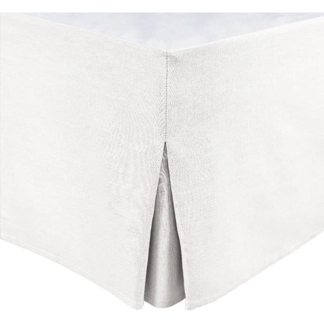 Cache sommier - HOME LINGE PASSION - 140 x 190 cm + 30 cm - Blanc