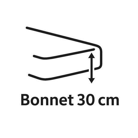 Drap housse - HOME LINGE PASSION - HP71773 - 180 x 200 cm + 30 cm bonnet - Microfibre - 82 g - Gris clair