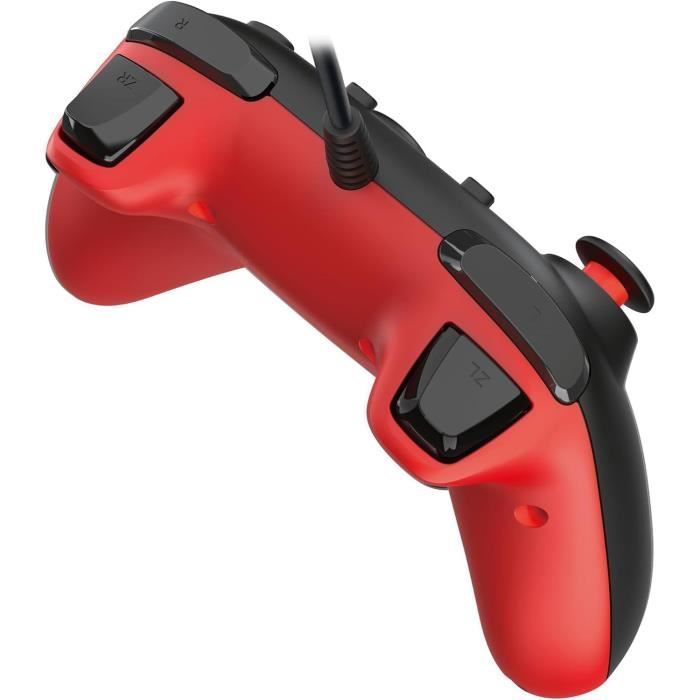 Manette filaire - Nintendo Switch et Switch OLED - HORIPAD Turbo - Super Mario - Noir