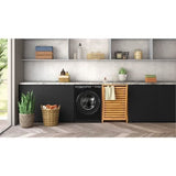 Lave-linge hublot HOTPOINT NS11469FBKFR -  11 kg - Induction - L60cm - 1400 trs/min - Classe A - Noir