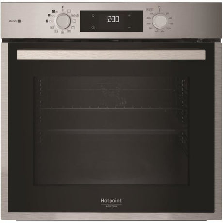 Four encastrable - Pyrolyse hydrolyse - Chaleur pulsée - HOTPOINT - HAO854PSX - Inox - 71 L - A++ - Fonction vapeur
