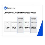Carte prépayée Instant Ink HP - Abonnement livraison cartouches originales HP