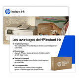 Carte prépayée Instant Ink HP - Abonnement livraison cartouches originales HP