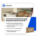 Carte prépayée Instant Ink HP - Abonnement livraison cartouches originales HP