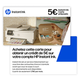 Carte prépayée Instant Ink HP - Abonnement livraison cartouches originales HP