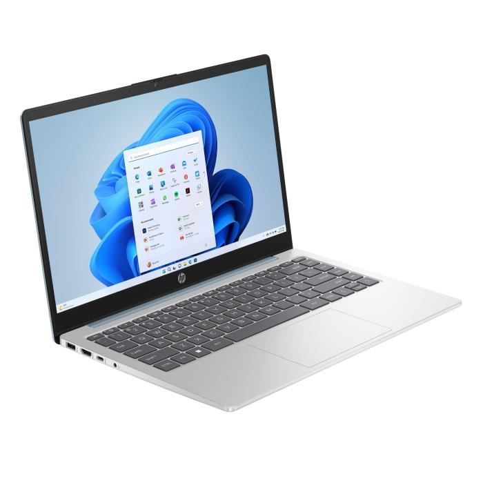 PC Portable HP 14-em0049nf - Windows 11 - 14 FHD IPS - Ryzen 7 7730U - RAM 16Go - Stockage 1To SSD - AZERTY