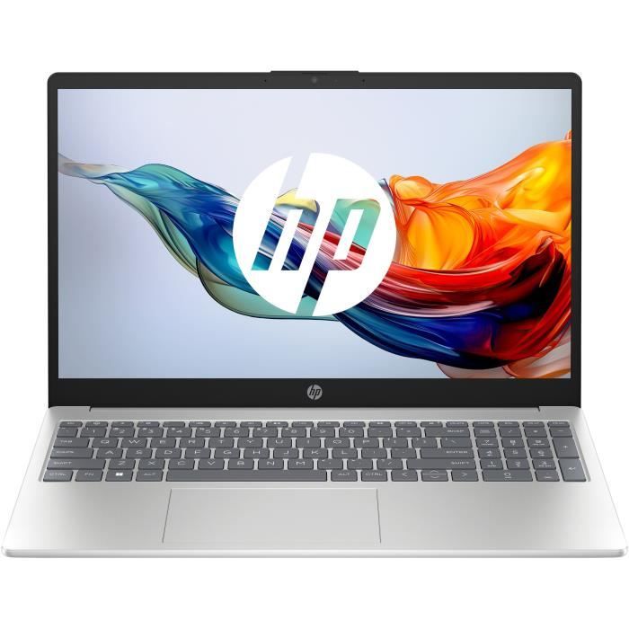 PC Portable HP 15-fc0003nf - Sans Windows - 15,6 FHD - Ryzen 7 7730U - RAM 16Go - Stockage 512Go SSD - AZERTY