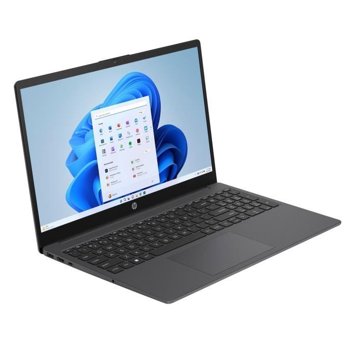 PC Portable HP 15-fd0099nf - Windows 11 + Microsoft 365 inclus 1 an - 15,6 FHD - Intel N100 - RAM 4Go - Stockage 128Go - AZERTY