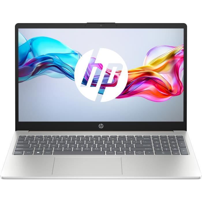 PC Portable HP 15-fd0165nf - Windows 11 + Microsoft 365 inclus 1 an - 15,6 FHD - Intel N100 - RAM 4Go - Stockage 128Go - AZERTY