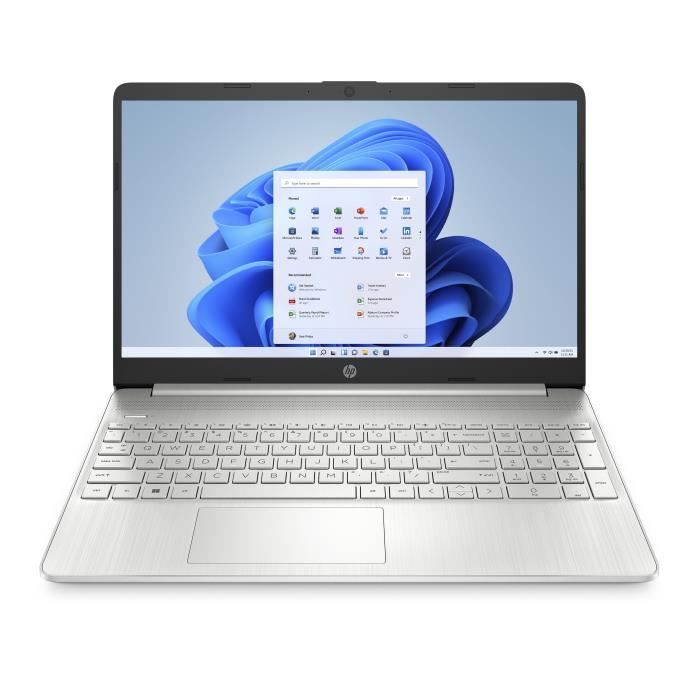 PC Portable HP 15s-eq2090nf - Windows 11 - 15,6 FHD - Ryzen 7-5700U - RAM 16Go - Stockage 512Go SSD - AZERTY