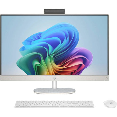 PC Tout-en-un HP 27-cr0074nf - Windows 11 - 27 FHD IPS - Ryzen 7 7730U - RAM 16Go - Stockage 512Go SSD - Clavier et souris sans fil