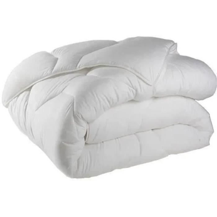 Couette tempérée 350gr/m˛ antiacariens LOVELY HOME - 220 x 240 cm - Blanc