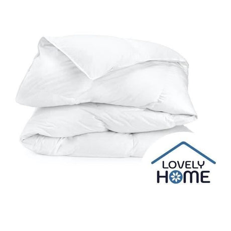 Couette tempérée 350gr/m˛ anti-Acariens LOVELY HOME - 140 x 200 cm - Blanc