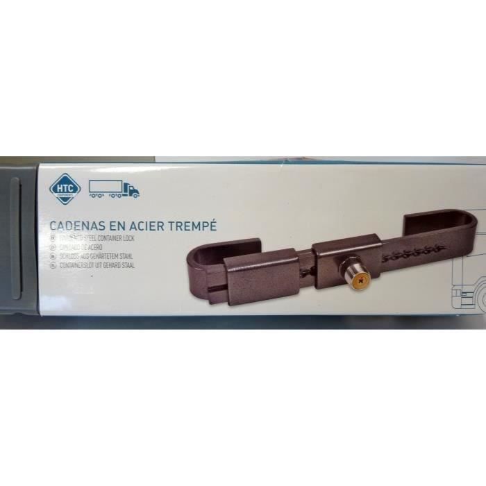 Cadenas container- HTC EQUIPEMENTS- en acier trempé- Conçu pour sécuriser les conteneurs et les fourgons de transport,