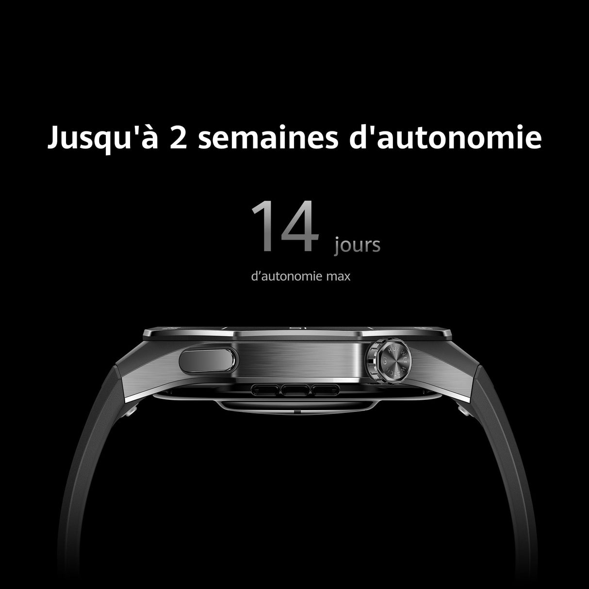 Montre connectée - HUAWEI - Watch GT 5 PRO - 46 mm - Noir