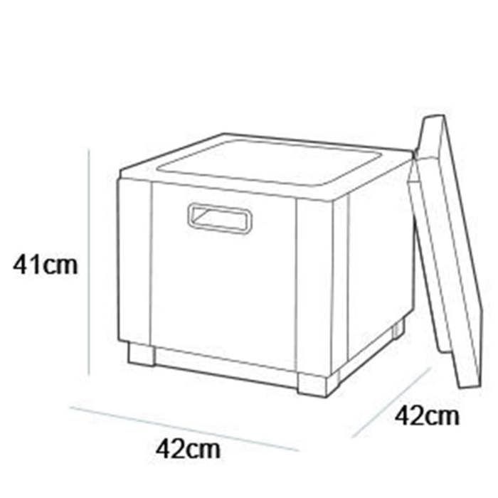 Keter Glaciere Ice Cube Graphite 405981