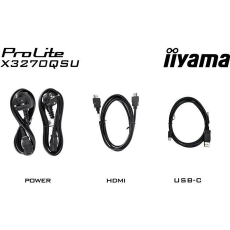 Ecran PC - IIYAMA - 32 - QHD - 100Hz - Dalle IPS - 3ms - X3270QSU-B1