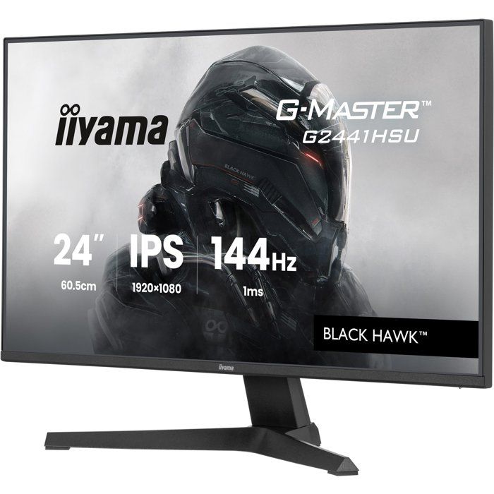 Ecran PC Gamer - IIYAMA - 24'' - FHD - 144Hz - Dalle IPS - 1ms - G-Master G2441HSU-B1