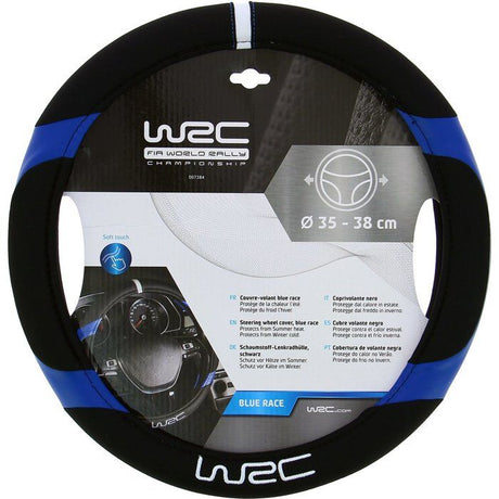Couvre-volant Blue Race universel  volant de 35 a 38cm- WRC - Installation facile - Protege de la chaleur l'été et du froid l'hiver.