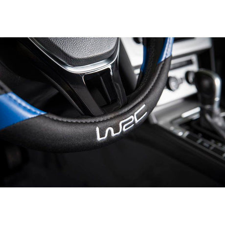 Couvre-volant Blue Race universel  volant de 35 a 38cm- WRC - Installation facile - Protege de la chaleur l'été et du froid l'hiver.