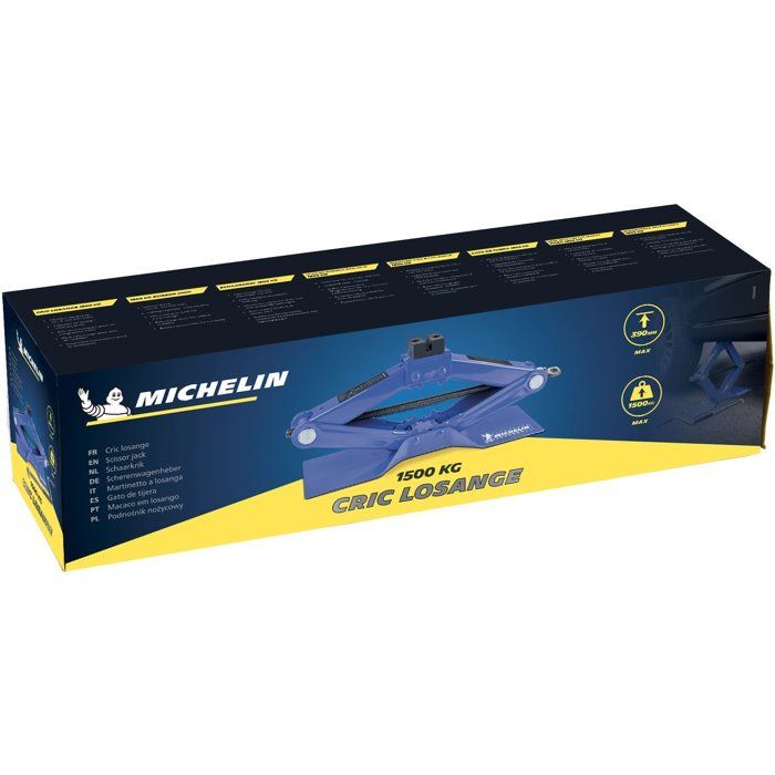 Cric losange 1,5T - MICHELIN - Hauteur de levage de 115 mm a 390 mm