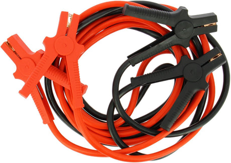 Lot de 2 câbles de démarrage - XLPT - 35 mm˛ - 4,50 m - Pinces isolées - Sacoche de rangement incluse