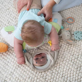 INGENUITY Tapis d'éveil au sol bébé Sylvi pour le temps passé sur le ventre plus long avec jouets mutil sensoriels