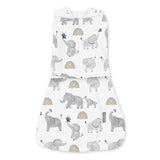 INGENUITY, Gigoteuse d'Emmaillotage, sac de couchage éléphant, pour mi-saison TOG 1. évolutive de 3 a 6 mois certifié oeko-Tex