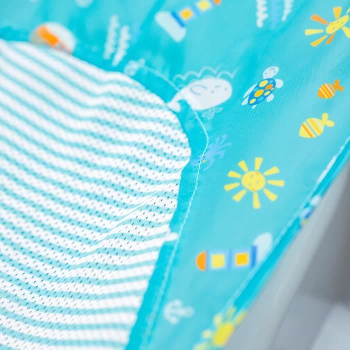 INGENUITY Baignoire bébé évolutive, grand confort, extra-large avec transat bébé hamac en tissu doux, jusqu'a 24 mois