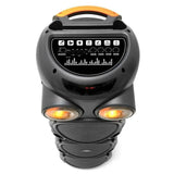 Enceinte karaoké lumineuse - INOVALLEY - KA129-XXL - Bluetooth V5.0 - 90 cm - 1000 W - Haut-parleurs 3 x 8'' - Micro sans fil inclus