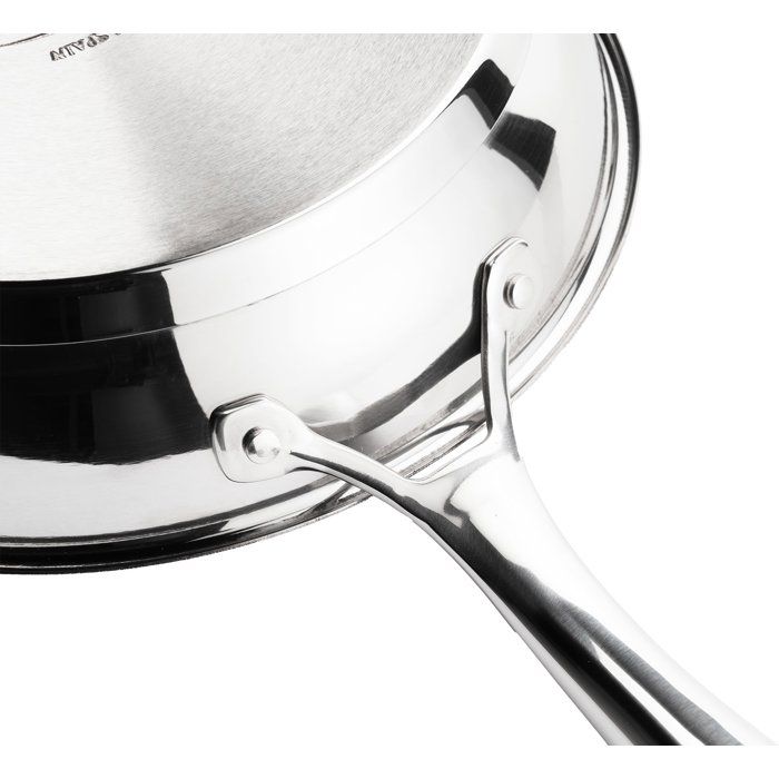 Poele - INOXIBAR - Ř 28 cm - Manche ergonomique - Tous feux dont induction - Inox