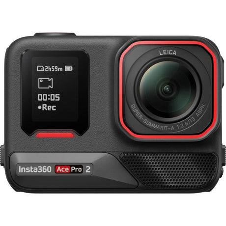 Pack Caméra sport Insta360 Ace Pro 2 Noir + 2nde batterie