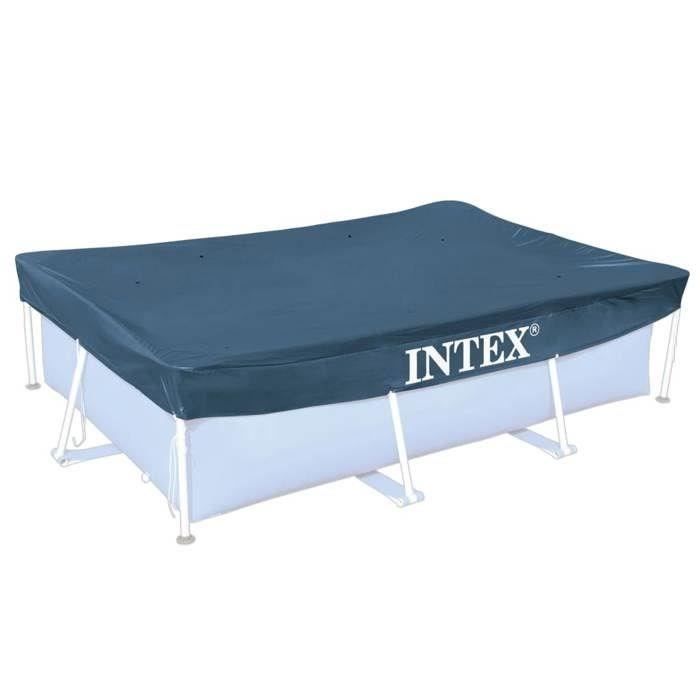 Intex - 28038 - Bâche protection pour piscine rectangulaire tubulaire 3m x 2m