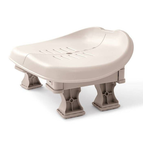 Siege Jacuzzi PURE SPA - INTEX - 28502 - Réglage de la hauteur possible - Protection des pieds - Beige