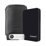 Disque dur 2,5 portable - HDD 3.2 + USB - INTENSO - 2 To + 64 Go