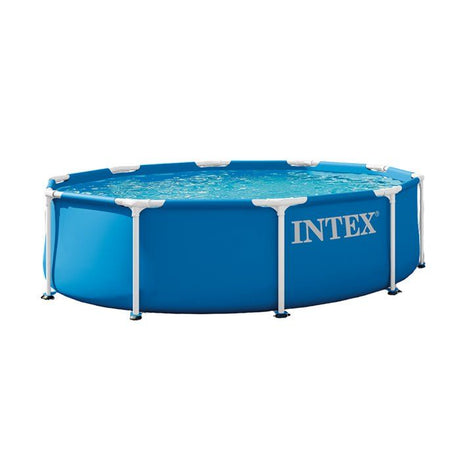 Kit Piscine hors sol tubulaire INTEX - Metal Frame - 305 x 76 cm - Ronde (avec épurateur a cartouches) - 28202ND