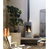 Poele a bois INVICTA Chatel - Puissance optimale: 8 kW  - Max: 12 kW- Bűches 34 cm max - Fonte - Fabriqué en France - Ecodesign