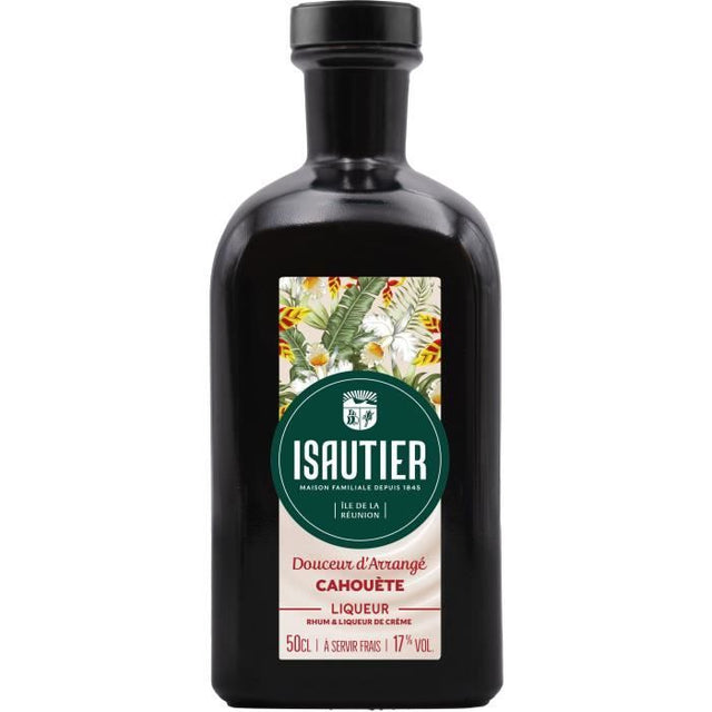 Rhum Isautier - Douceur d'Arrangé Cahouete - Rhum arrangé - La Réunion - 17%vol - 50cl